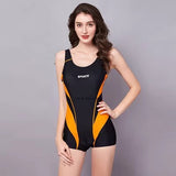 Fongt New Professional Quick-Dry One-Piece Swimsuit Female Sense Swimsuit Female