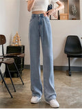 baggy air jeans with a high