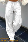 Pants Wide Leg Trousers Women Sweatpants Jogging Y2k Streetwear Women Fashion Clothing Solid Cargo Pants High Waist