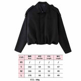 Fongt Spring Pilot Jacket Bat Sleeve Zipper Loose Tuffen Jacket Women's Casual Jacket