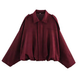 Fongt Women's ZA Summer New Shoulder Buckle Waist Bomber Jacket Three-Piece Set