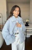 Fashion Loose Hairy Coat 2025 Autumn/Winter Temperament Advanced Soft