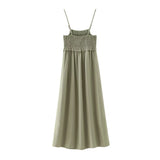 Spring Style Honeycomb Detail Strap Flute Skirt 4387047-Outfit