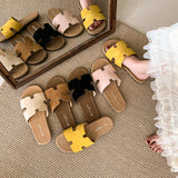 Fongt The Summer Of 2025, The Summer Flat-Bottomed Trendy Drag Wears The Retro Sentence Round 100 With Skirts, The Two Uncle Slippers