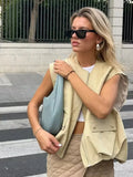 Fongt Summer New Loose Casual Cardigan Women's Vest Vest A14021