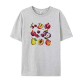 Retro Fruit Graphic Tees-Outfit