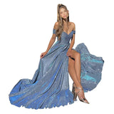Fongt Banquet Dress Ins Squins Big Dress With Storches Sexy Fashion Opening