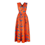 African Wear Printed Multi-wear Sexy Lace-up