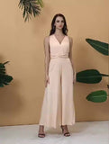 Popular Style Multi-Wear Multi-Rope Cross OL Sexy Bandage Jumpsuit Fashionable Women's Wear-Outfit