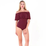 Red Combinaison Backless Sexy