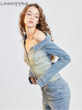 Shirt Jacket Design Sense Of Minority Shirt With Off Shoulder Shirt Early Spring Women's