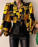 Keyhole Halter Long-sleeved Blouse Elegant High Collar Ruffled Solid Shirt Streetwear Ladies Casual Top 2022 New