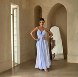 Fongt Women's Clothing Pure Color Sling With Sexy Temperament Fashion Dress In Summer 2025