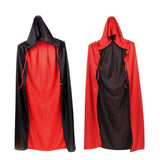 Cloak Costume Double-sided Cape Vampire Cosplay Fancy Dress Decoration 2021 Horror Atmosphere Robe Unique Party