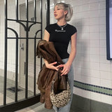 Compassionate Short-Sleeve Black Tee-Outfit