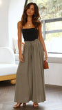 Fongt Women's New Trousers Summer Fashion Loose Leisure Wide Leg Pants
