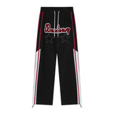 Star Patch Baggy Sweatpants-Outfit