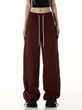 Fongt Overalls For Men And Women's Fashion Logo Straight Jazz Dance Summer Thin Speed Dry Casual Versatile Sweatpants-Outfit
