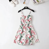 New Coming Off Shoulder Ruffle Dot summer Dress women white strap chiffon beach Boho party sexy dresses vestido