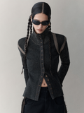 High Neck Slim Long Sleeve