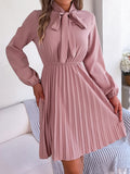 Wind Shooting 2025 Spring And Summer Temperament Tice With Long Sleeves Of A Hundred Folded Skirts Women's