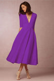 Fongt And Summer 2023 New Sexy Deep V Mid-Sleeve Dress Ebay Long-Term