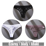 3PCS/Set Thongs Woman MeshTransparent G-String Women's Thong Comfortable Casual Female Low Waist Thong Intimate