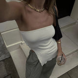 Fongt Spring And Summer Explosion Women's Clothing Irregular Open Fork Bra