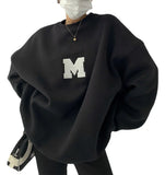 Punk Long Sleeve Graphic Sweatshirt-Outfit