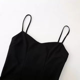 Summer Style Stitched Skirt Pendulum Halter Dress-Outfit