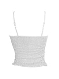 All Over Lace Slim Cami Top-Outfit