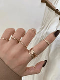 7pcs Simple Joint Finger Ring-Outfit