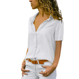 Color Intellectual Style Women's Short Sleeve