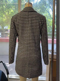 Fongt Fashion Thousand Bird Lattice Jacket