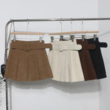 S-2XL Wicked Skirt Autumn And Winter New High-Waisted 100-Fold Skirt Anti-Light A Word Umbrella Skirt