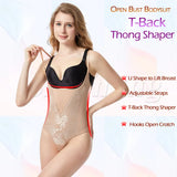 Fongt Plastic Jumpsuit Lace Top Gathered Double Layer, Waist And Hip Thong Body-Outfit
