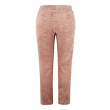 Solid Color Loose Double-sided Plush Trousers