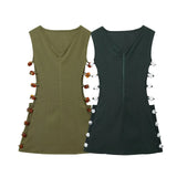 Fongt Women's Explosive Sexy Spicy Waist Cotton Dress
