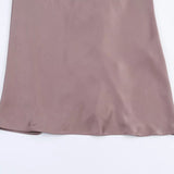 Fongt Women's Explosive Fashion Lace Edge Silk Stender Stender Sizzle Dress