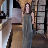 Fongt Fashion Velvet High-Grade Solid-Color Dress Suit In Autumn 2025