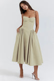 Fongt Dress New French Retro Dress Court Style Dopamine Wearing Sling Dress Woman