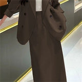 Fongt Version Suit Female Pink Suit Jacket Tea To Wear A Skirt Capable Temperament New Two Korean Suit-Outfit