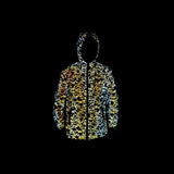 2024 New Lightning Colorful Reflective Sunscreen Clothing Thin Jacket Men And Women's Outdoor Hooded Skin Clothing Jacket-Outfit