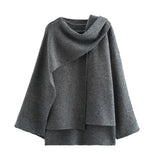 Fongt Cloak Style Long Sleeve Hair This Coat 2025 Spring And Autumn New B62406