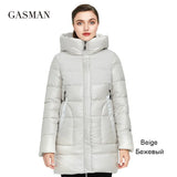 2022 Women's winter jacket new long warm beige down parka coat Women fashion collection outwear Female elegant jacket