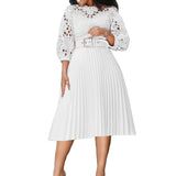 Fongt Dress Summer Lace Hook Sexy Hollow Dress Dress Dress