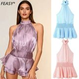 Fongt ZA Summer New Temperament Elegant Belt Dress Waist Dress