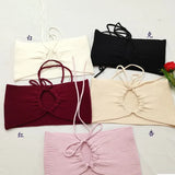 Fongt Design-Scuffed Short-Scared Slings With Small Umbils-Free Sleeveless