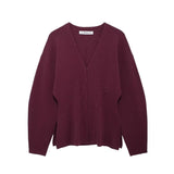 Fongt Women's INS Burst Women's Simple Loose Knitted Coat Mini-Skirt Set