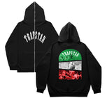 Fongt Plus Velvet Men's And Women's High Street Hoodie Trapstar Zippered Open Shirt Jacket Autumn And Winter
